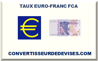 TAUX EURO-FRANC FCA 2025